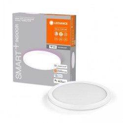 Plafoniera LED inteligenta 19W Ledvance Smart+ WiFi Orbis Ultra Slim Backlight 235mm dimabila RGB + TW compatibil Amazon Alexa si Google Assistant IP20