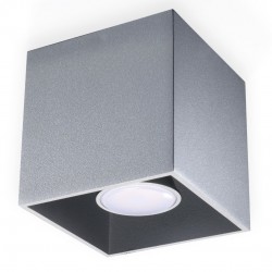Plafoniera Quad 1 Gri