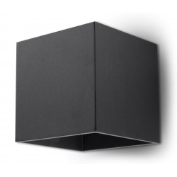 Aplica De Perete Quad 1 Negru