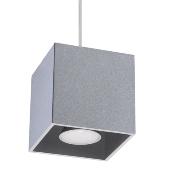 Lampa Suspendata Quad 1 Gri