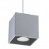 Lampa Suspendata Quad 1 Gri