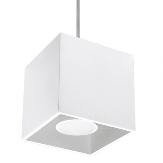 Lampa Suspendata Quad 1 Alb