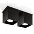 Plafoniera Quad 2 Negru