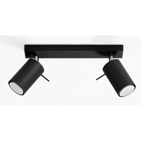Plafoniera Ring 2 Negru