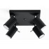 Plafoniera Ring 4 Negru