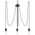 Lampa Suspendata Edison 3 Neagra