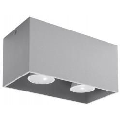 Plafoniera Quad Grey