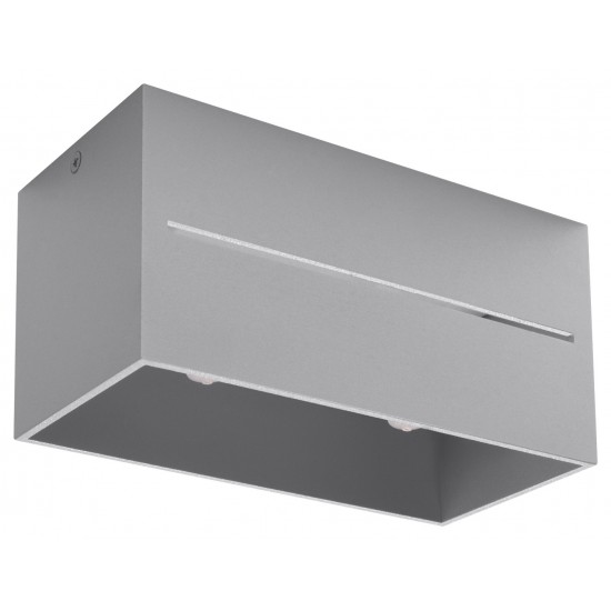 Plafoniera Lobo 2 Grey