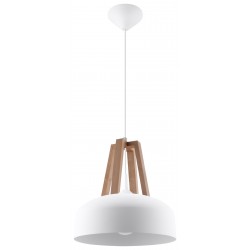 Pendul Casco White/Natural Wood