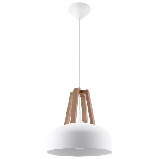 Pendul Casco White/Natural Wood