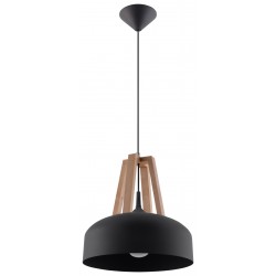 Pendul Casco Black/Natural Wood