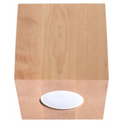 Plafoniera Quad Wood