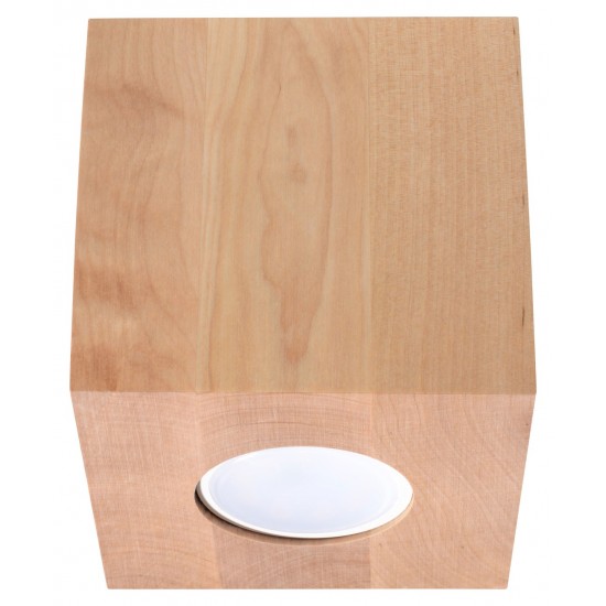Plafoniera Quad Wood