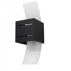 Lampa de perete LORETO neagra