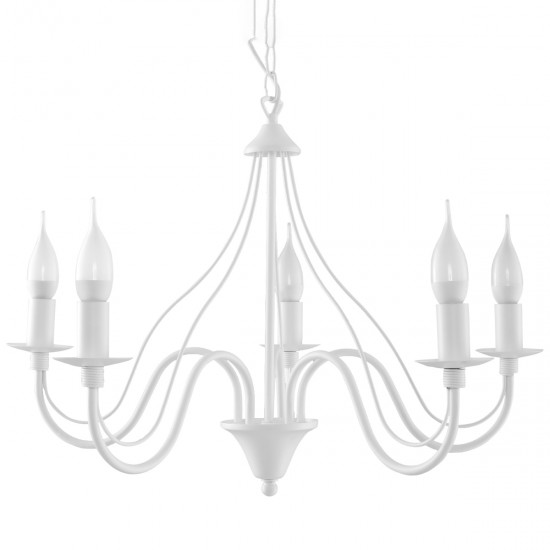 Candelabru MINERWA 5 alb