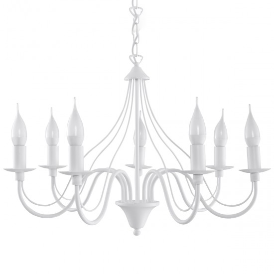 Candelabru MINERWA 7 alb