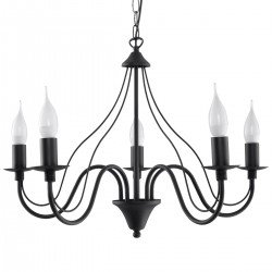 Candelabru MINERWA 5 negru
