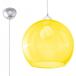 Lampa suspendata BALL galbena
