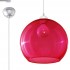 Lampa suspendata BALL rosie