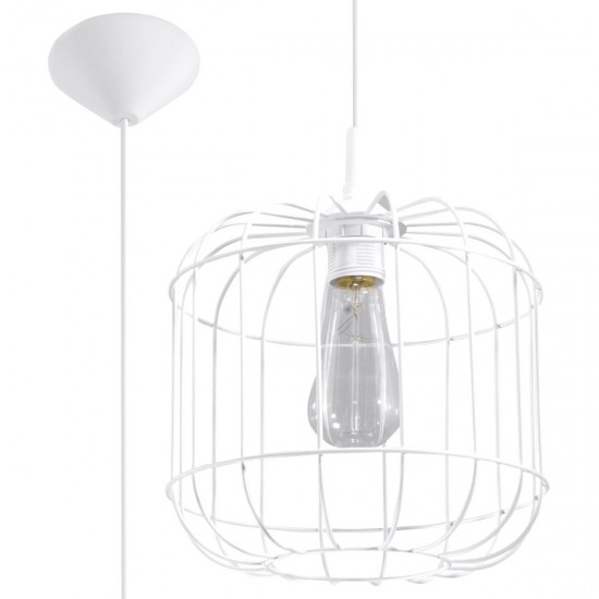 Lampa suspendata CELTA alba