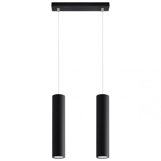 Lampa suspendata LAGOS 2 neagra
