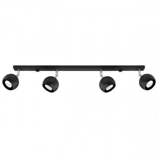 Plafoniera OCULARE 4L neagra