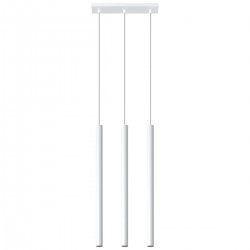 Lampa suspendata PASTELO 3 alb