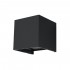 Aplica de perete LUCA LED negru IP54