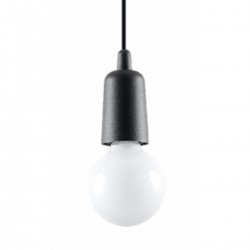 Lampa suspendata DIEGO 1 neagra