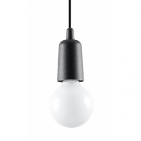 Lampa suspendata DIEGO 1 neagra
