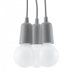 Lampa suspendata DIEGO 3 gri