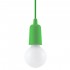 Lampa suspendata DIEGO 1 verde