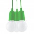 Lampa suspendata DIEGO 3 verde