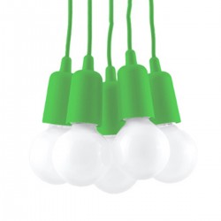 Lampa suspendata DIEGO 5 verde