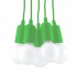 Lampa suspendata DIEGO 5 verde