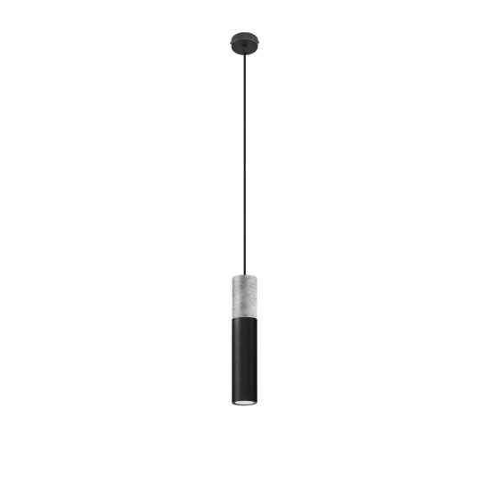 Lampa suspendata BORGIO 1 neagra