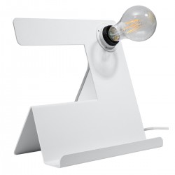 Lampă de masă INCLINE albă