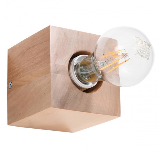 Lampa de perete ARIZ lemn natural