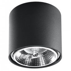 Plafoniera TIUBE neagra