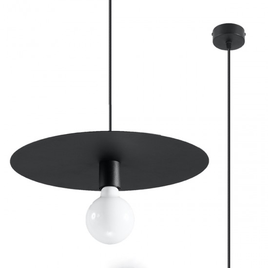 Lampa suspendata FLAVIO neagra