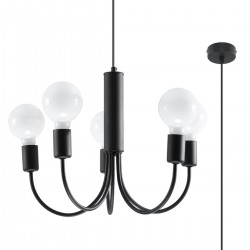 Candelabru PICCOLO 5 negru