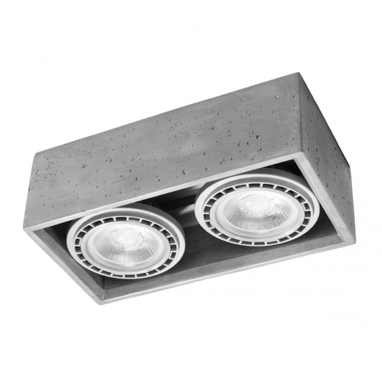 Plafoniera QUATRO 2 beton