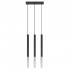 Lampa suspendata MOZAICA 3L negru/crom