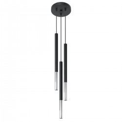 Lampa suspendata MOZAICA 3P negru/crom