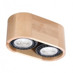 Plafoniera BASIC 2 lemn natural