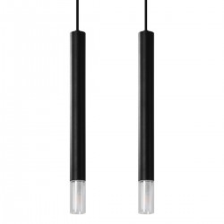 Lampa suspendata WEZYR 2 neagra