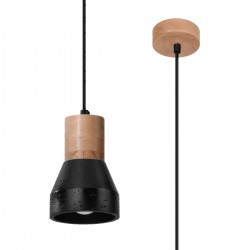 Lampă suspendată QUBIC neagră