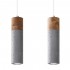 Lampa suspendata ZANE 2 gri