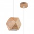 Lampa suspendata WOODY lemn natural