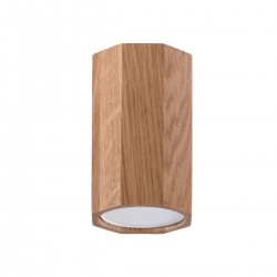 Plafoniera ZEKE 10 stejar